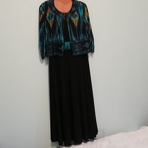 Perceptions New York 2 Piece Size 12 Midi Dress